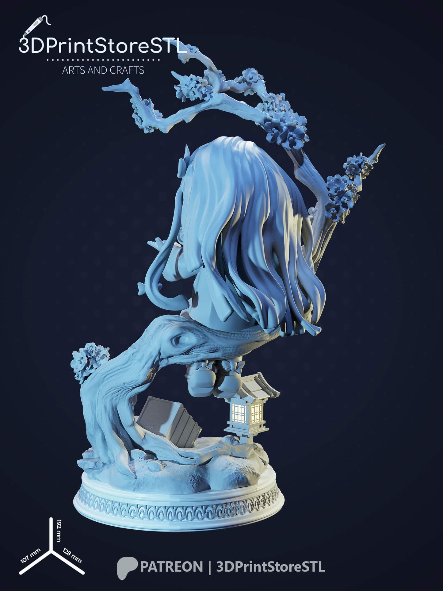 NeZuKo Chibi From Demon Slayer 3D Print Model STL File 3DPrintStoreSTL