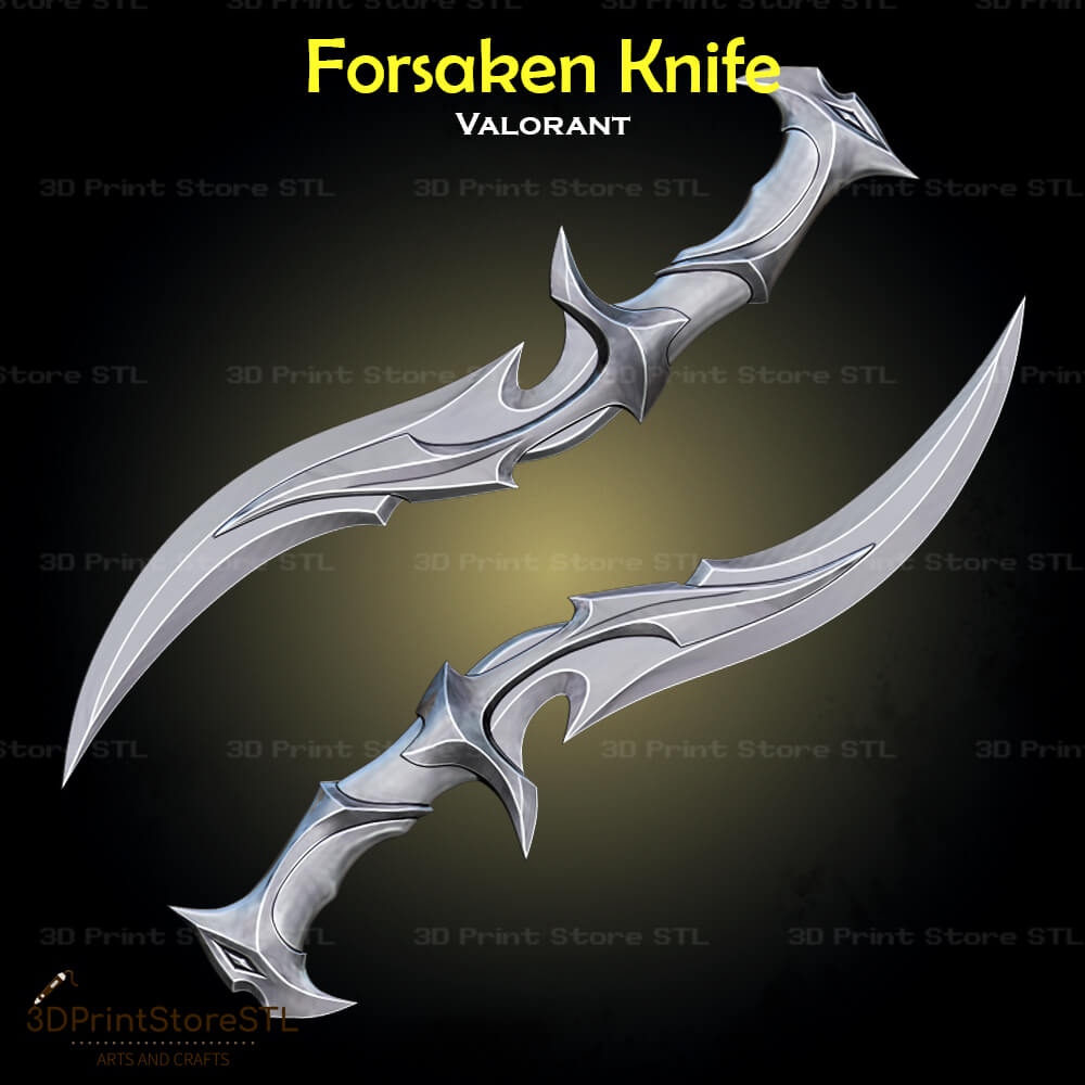 Forsaken Knife Cosplay 3D Print Model STL File 3DPrintStoreSTL