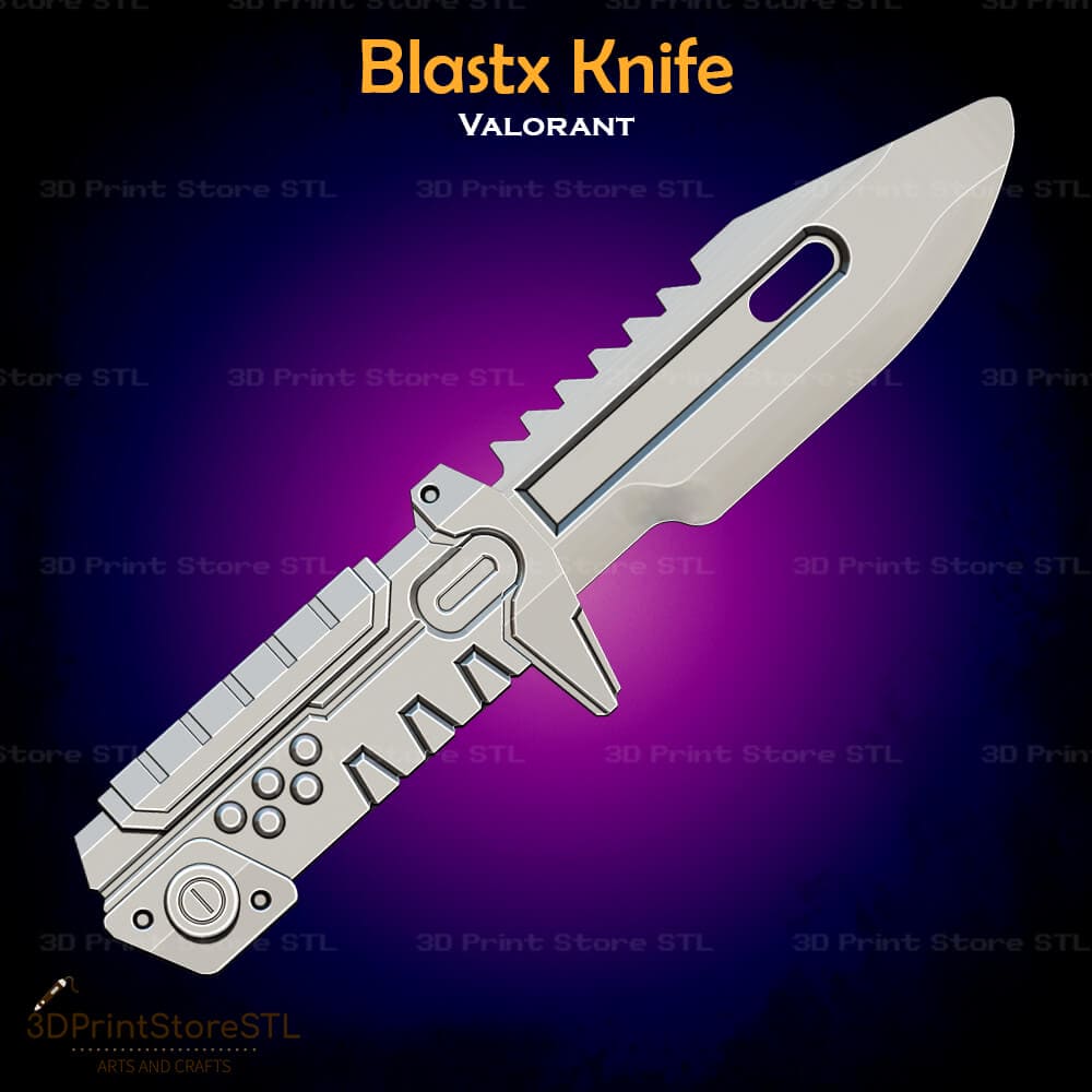 Blastx Knife Cosplay 3D Print Model STL File 3DPrintStoreSTL