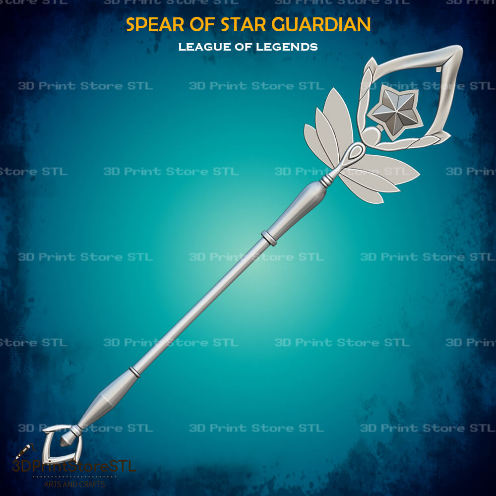 Janna Spear of Star Guardian Cosplay League of Legends 3D Print Model STL File 3DPrintStoreSTL