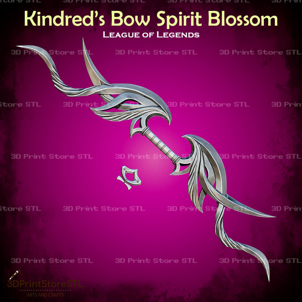 Kindred Bow Spirit Blossom Cosplay League of Legends 3D Print Model STL File 3DPrintStoreSTL