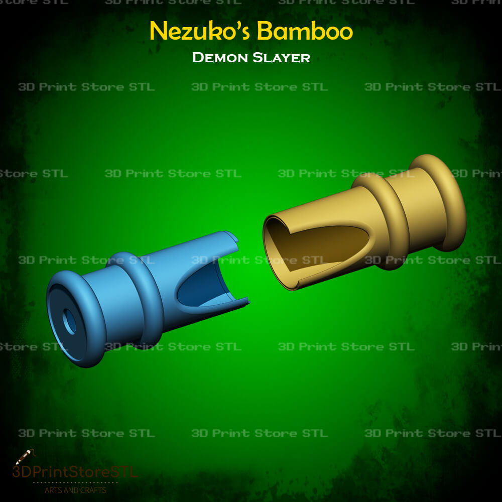 Nezuko Bamboo Cosplay Demon Slayer 3D Print Model STL File 3DPrintStoreSTL
