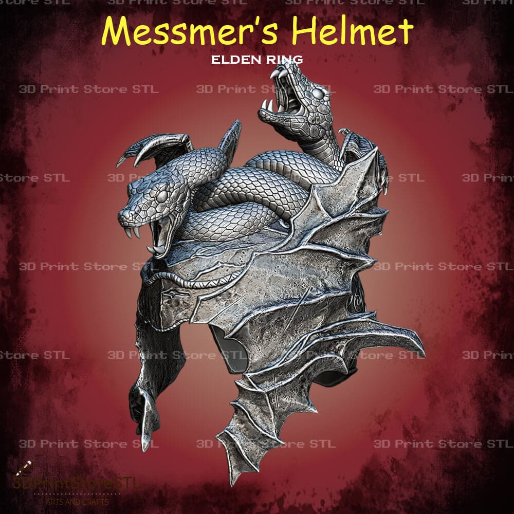 Messmer Helmet Cosplay Elden Ring 3D Print Model STL File 3DPrintStoreSTL
