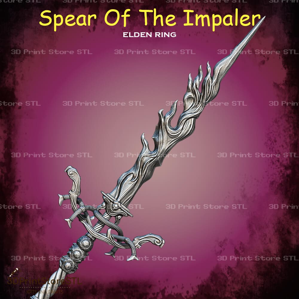 Spear Of The Impaler Cosplay Elden Ring 3D Print Model STL File 3DPrintStoreSTL