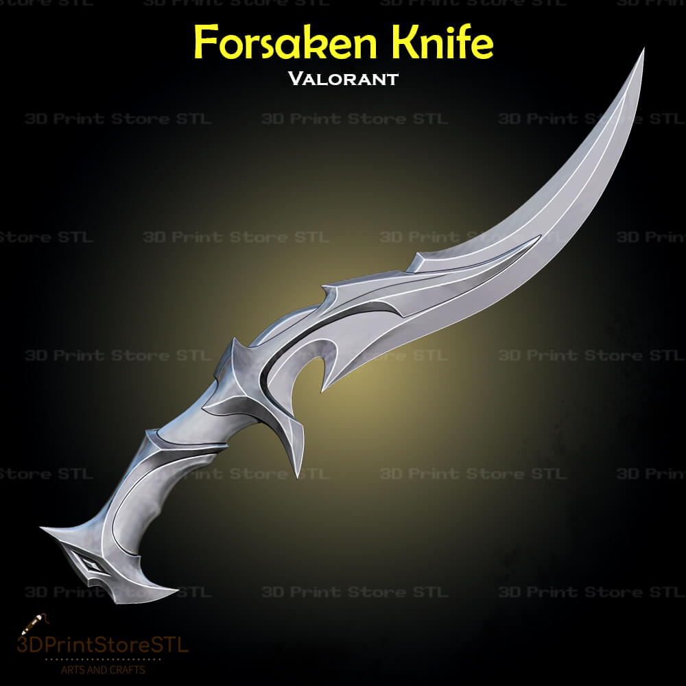 Forsaken Knife Cosplay 3D Print Model STL File 3DPrintStoreSTL