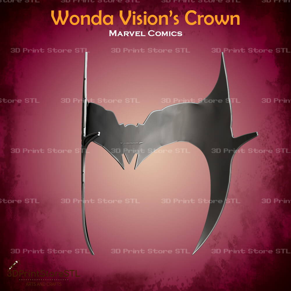 Wonda Vision Crown Cosplay Marvel Comics 3D Print Model STL File 3DPrintStoreSTL