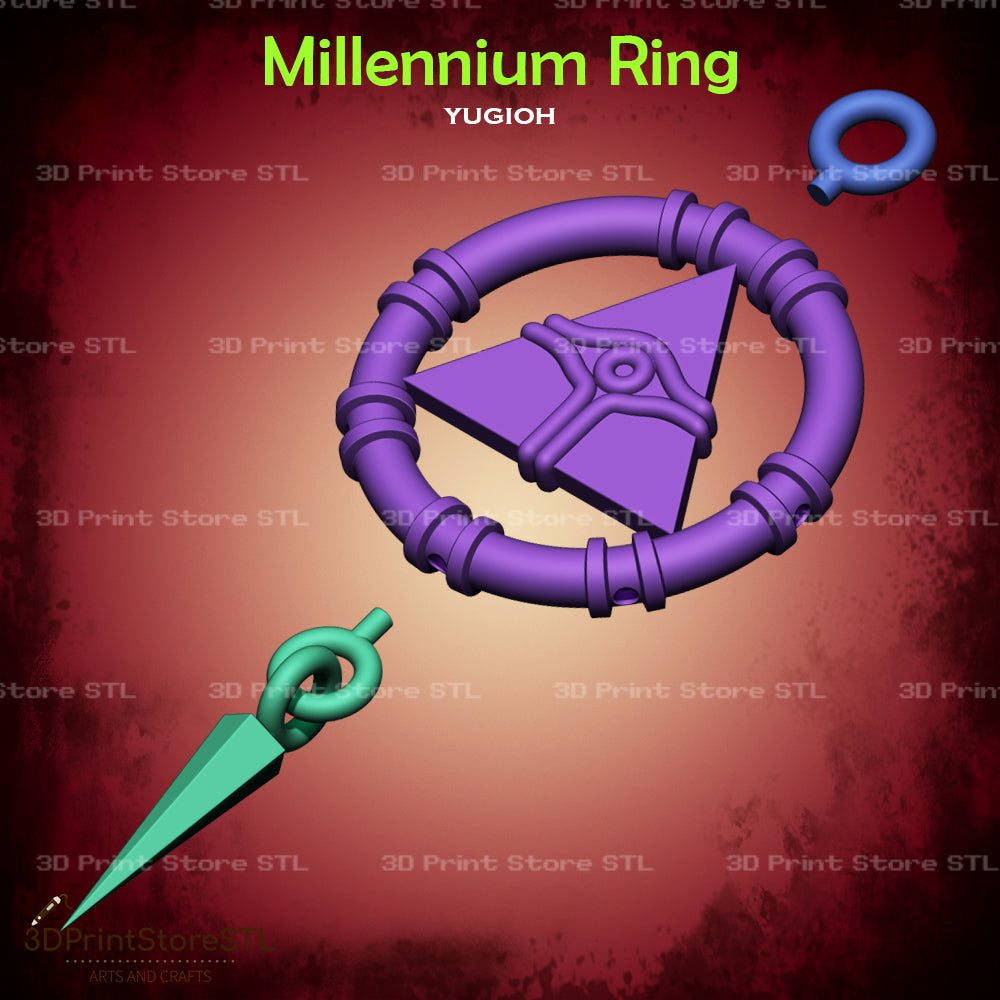 Millennium Ring Cosplay Yugioh 3D Print Model STL File 3DPrintStoreSTL