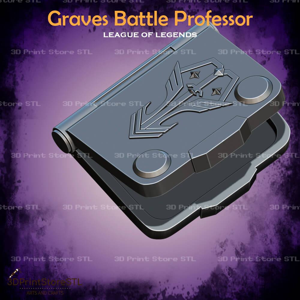 Graves Battle Professor Cosplay League of Legends 3D Print Model STL File 3DPrintStoreSTL