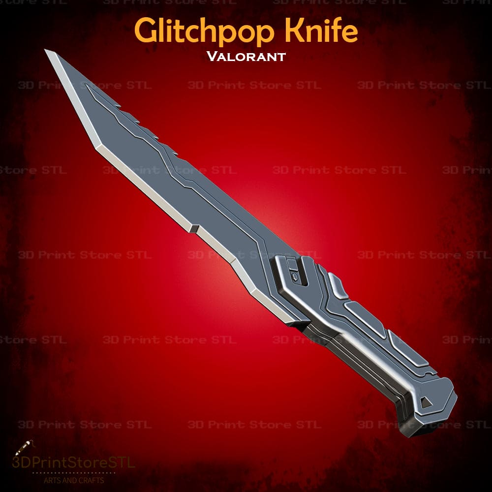 Glitchpop Knife Cosplay 3D Print Model STL File 3DPrintStoreSTL