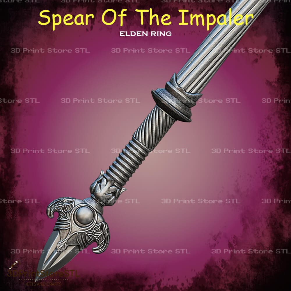 Spear Of The Impaler Cosplay Elden Ring 3D Print Model STL File 3DPrintStoreSTL