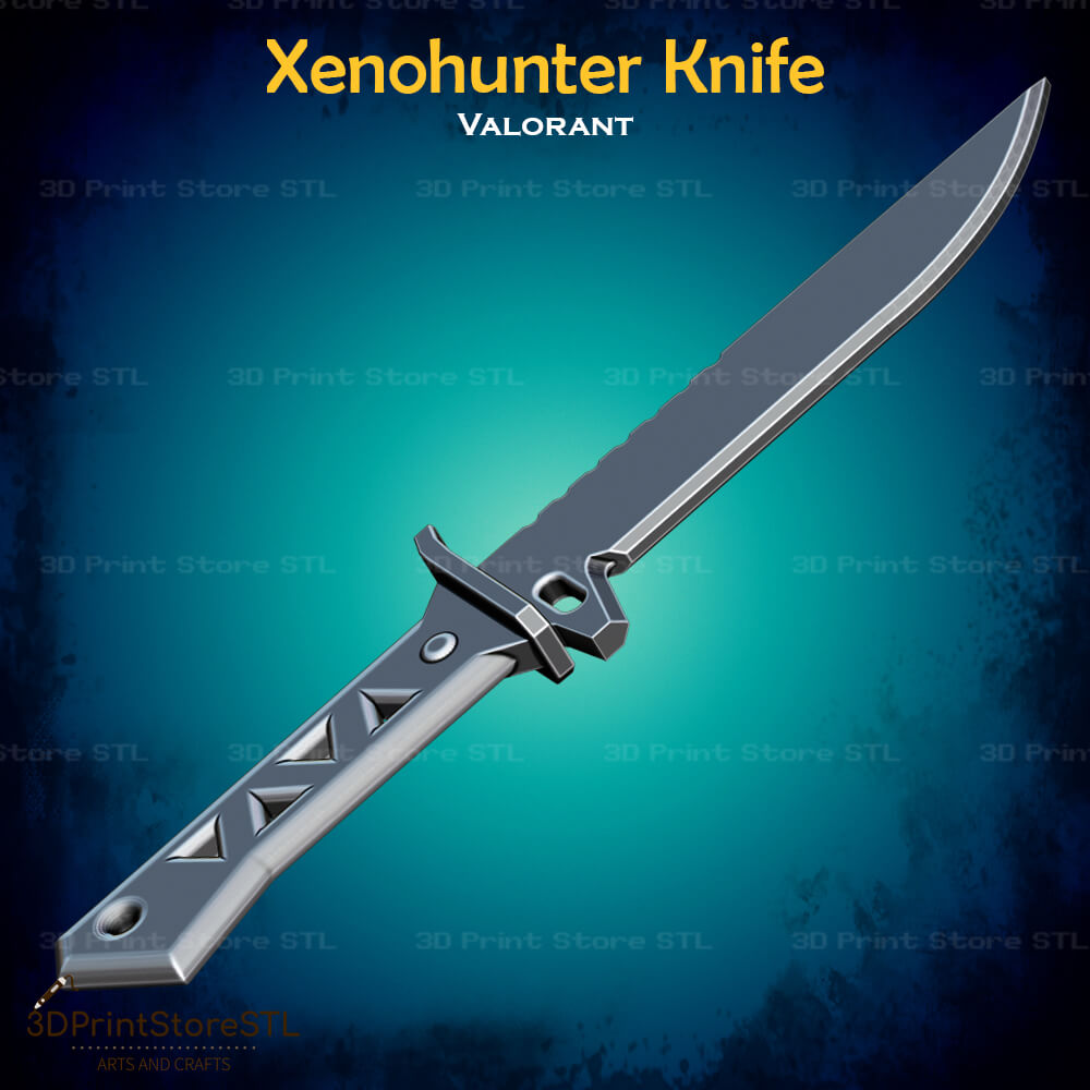 Xenohunter Knife Cosplay 3D Print Model STL File 3DPrintStoreSTL