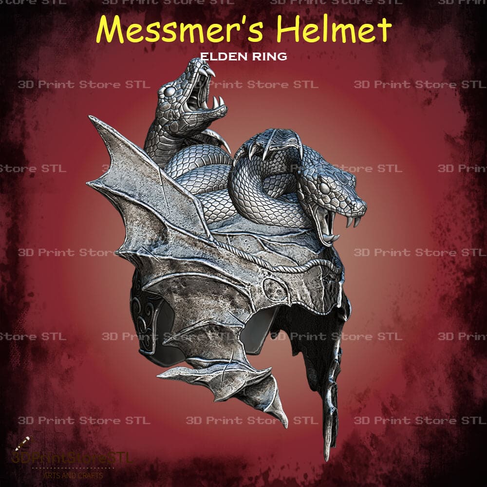 Messmer Helmet Cosplay Elden Ring 3D Print Model STL File 3DPrintStoreSTL