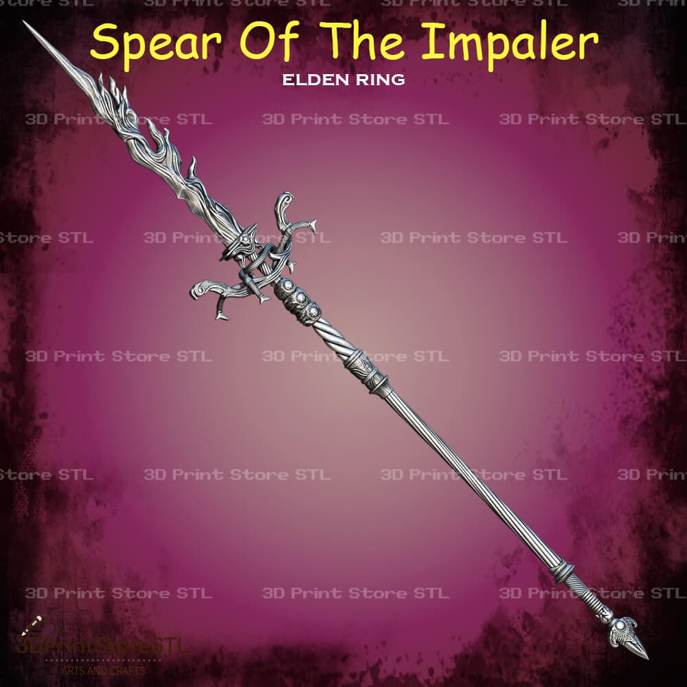 Spear Of The Impaler Cosplay Elden Ring 3D Print Model STL File 3DPrintStoreSTL