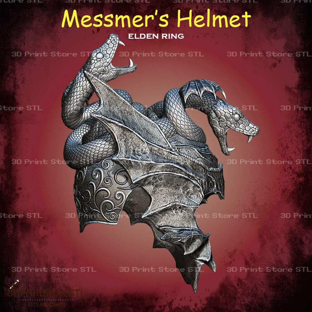 Messmer Helmet Cosplay Elden Ring 3D Print Model STL File 3DPrintStoreSTL