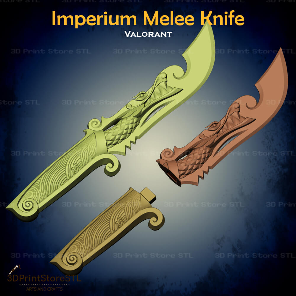 Imperium Melee Cosplay 3D Print Model STL File 3DPrintStoreSTL