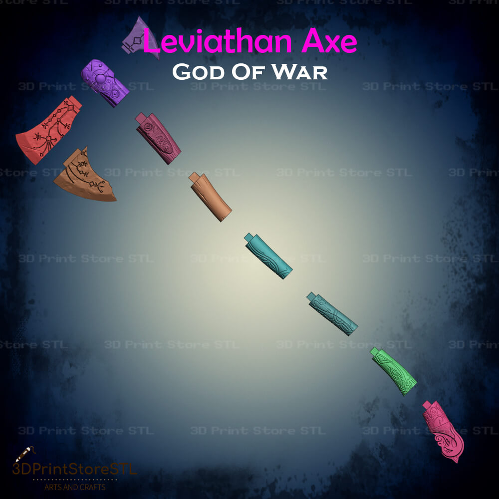 Leviathan Axe Cosplay God of War 3D Print Model STL File 3DPrintStoreSTL
