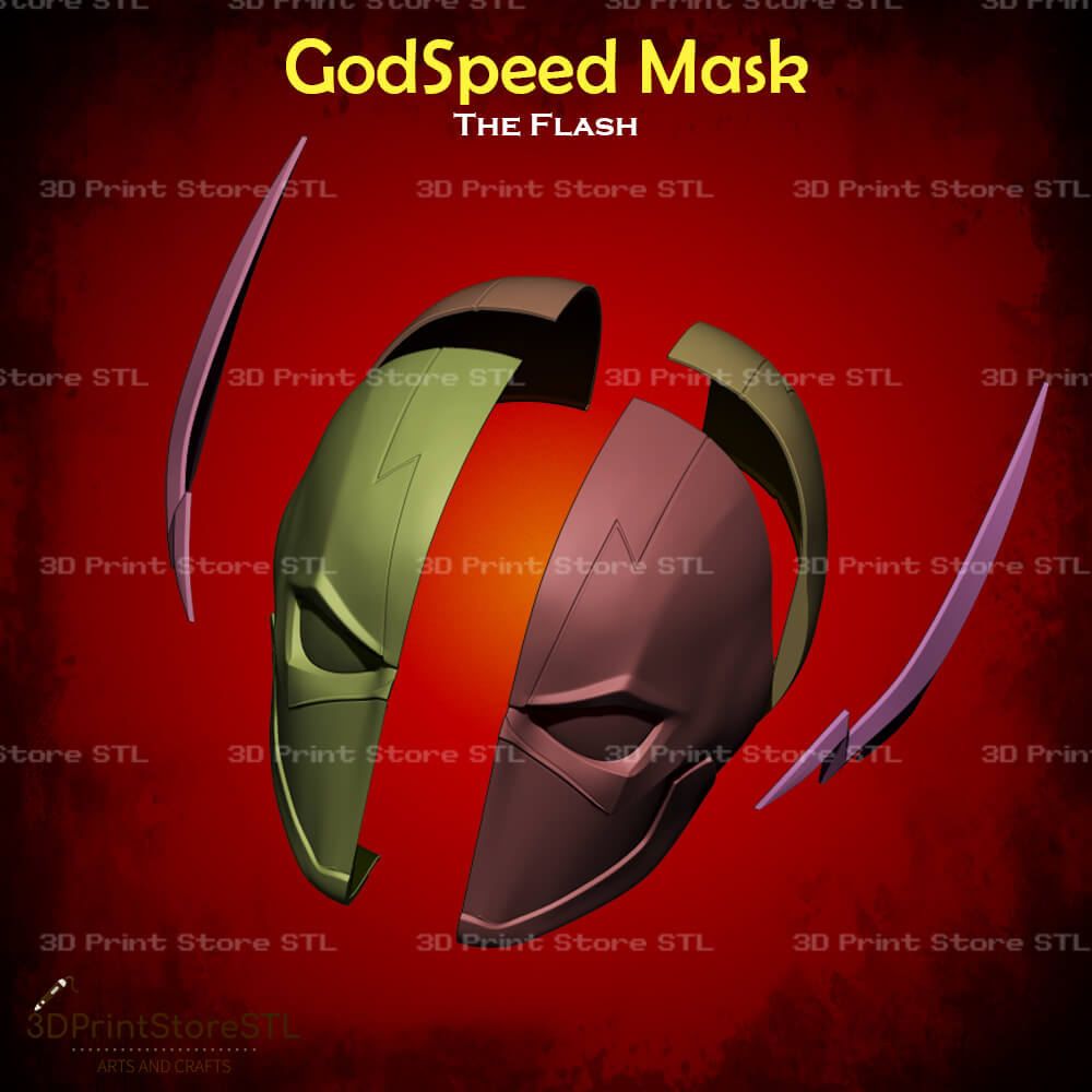 GodSpeed Cosplay Aquaman Movie 3D Print Model STL File 3DPrintStoreSTL