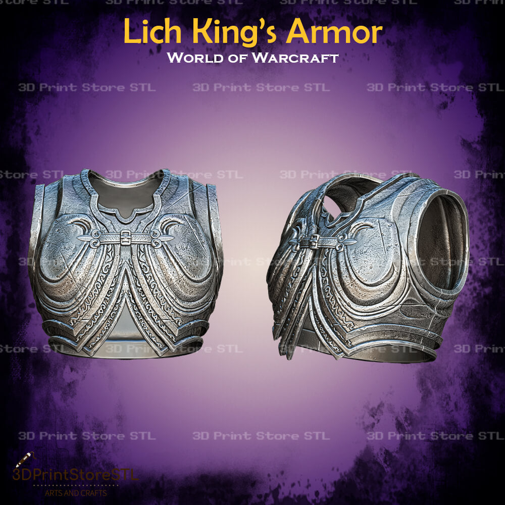 Lich King Armor Cosplay World Of Warcraft 3D Print Model STL File 3DPrintStoreSTL