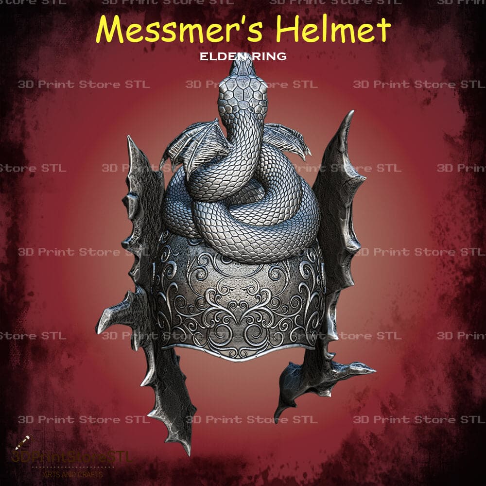 Messmer Helmet Cosplay Elden Ring 3D Print Model STL File 3DPrintStoreSTL