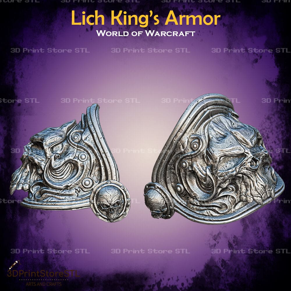 Lich King Armor Cosplay World Of Warcraft 3D Print Model STL File 3DPrintStoreSTL