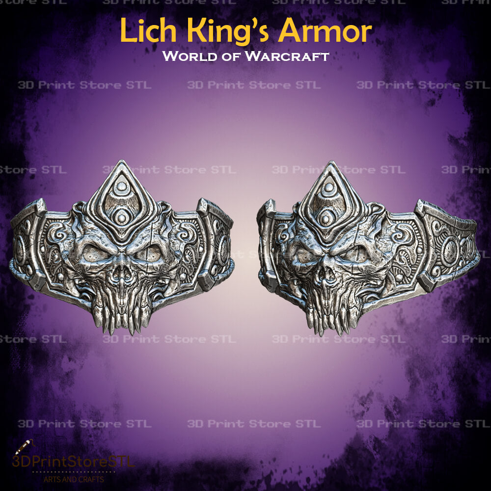 Lich King Armor Cosplay World Of Warcraft 3D Print Model STL File 3DPrintStoreSTL