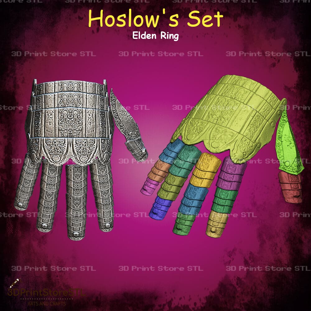 Hoslows Set STL File for Elden Ring Cosplay and 3D Print Model