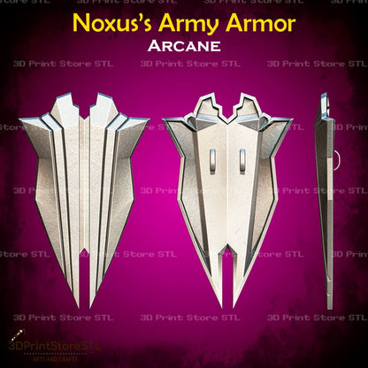 Noxus Army Armor Cosplay Arcane 3D Print Model STL File 3DPrintStoreSTL