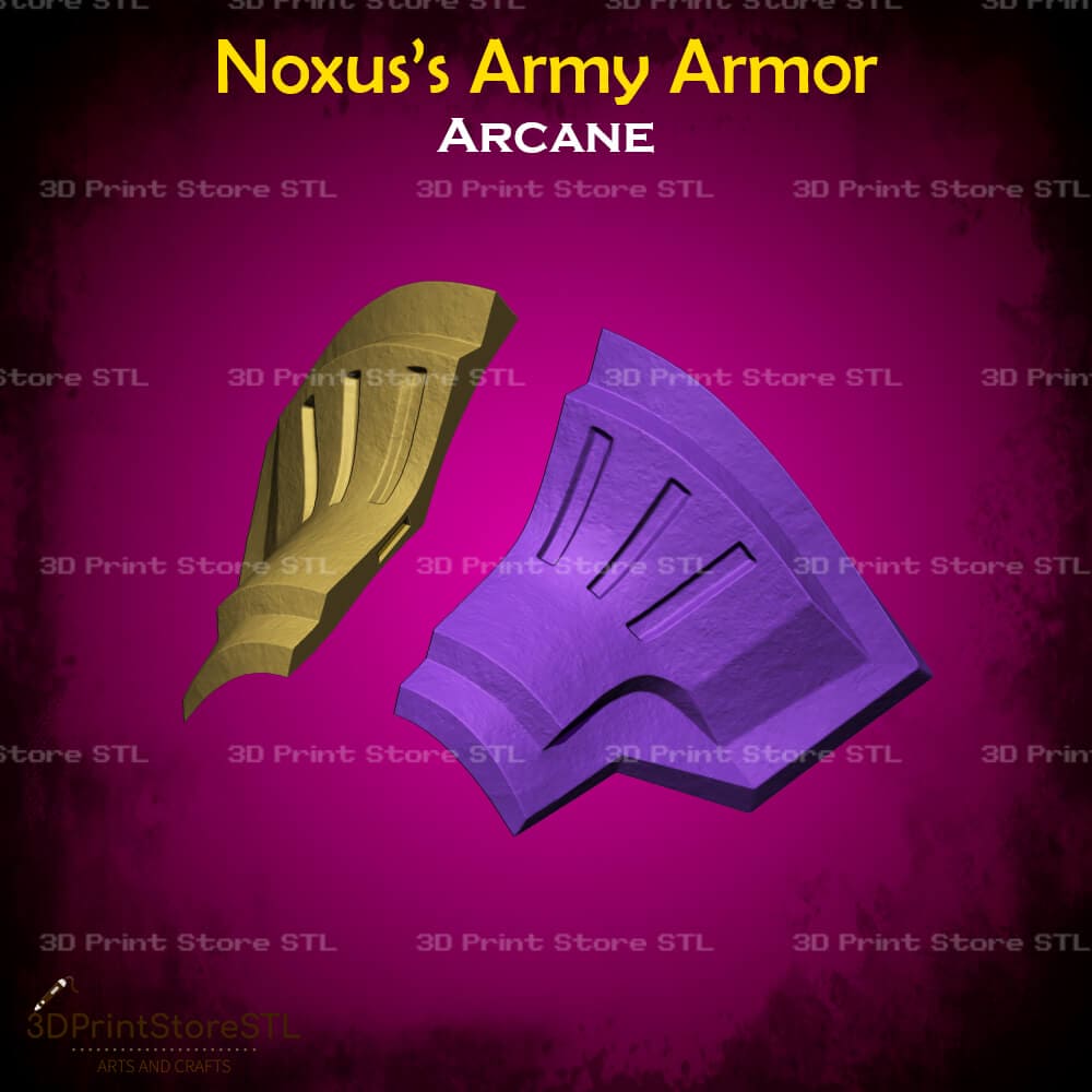 Noxus Army Armor Cosplay Arcane 3D Print Model STL File 3DPrintStoreSTL