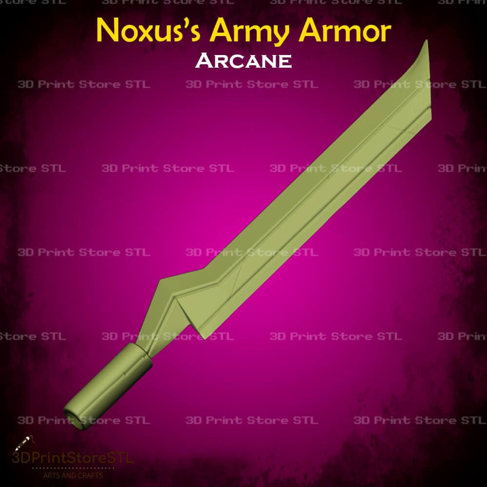 Noxus Army Armor Cosplay Arcane 3D Print Model STL File 3DPrintStoreSTL