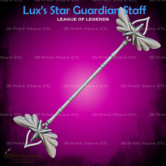 Lux Star Guardian Staff Cosplay League of Legends 3D Print Model STL File 3DPrintStoreSTL