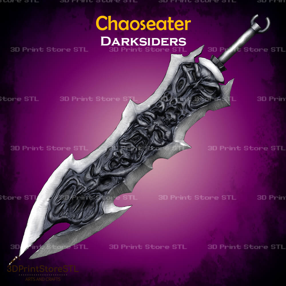 Chaoseater Sword Cosplay Darksiders 3D Print Model STL File 3DPrintStoreSTL