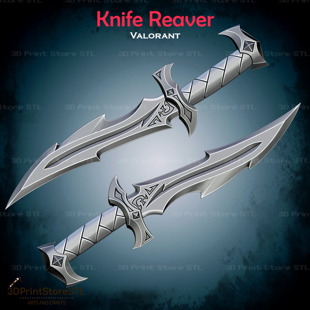 Reaver Knife Cosplay 3D Print Model STL File 3DPrintStoreSTL