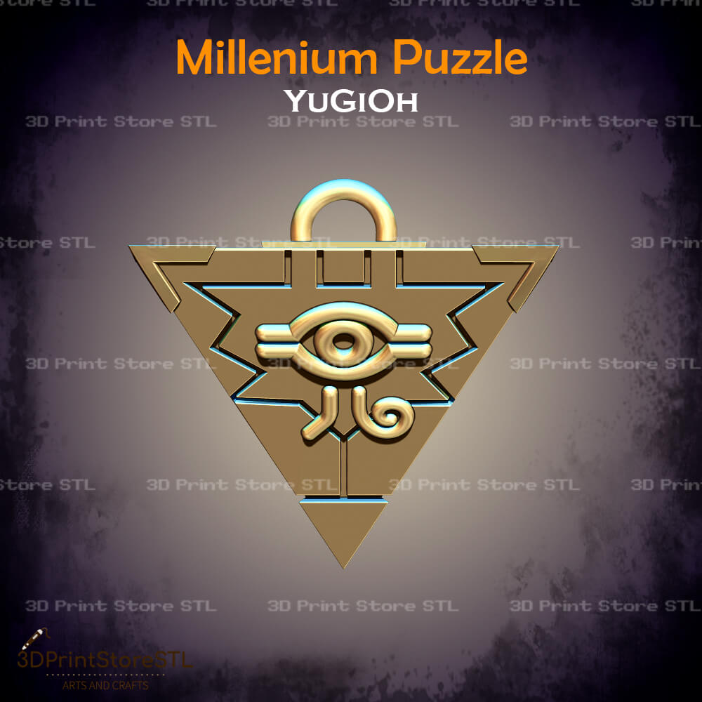 Millennium Puzzle Cosplay Yugioh 3D Print Model STL File 3DPrintStoreSTL