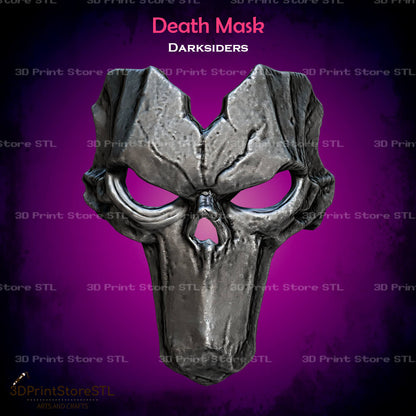 Death Mask Cosplay Darksiders 3D Print Model STL File 3DPrintStoreSTL