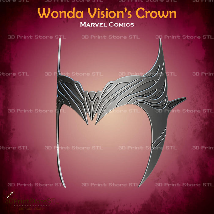 Wonda Vision Crown Cosplay Marvel Comics 3D Print Model STL File 3DPrintStoreSTL