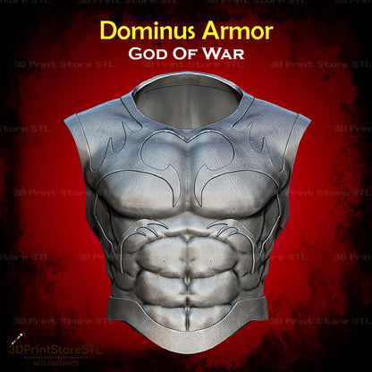 Dominus Armor Cosplay God Of War 3D Print Model STL File 3DPrintStoreSTL