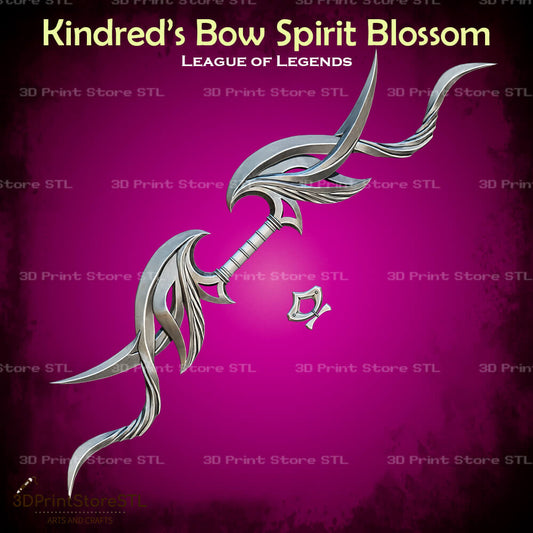 Kindred Bow Spirit Blossom Cosplay League of Legends 3D Print Model STL File 3DPrintStoreSTL