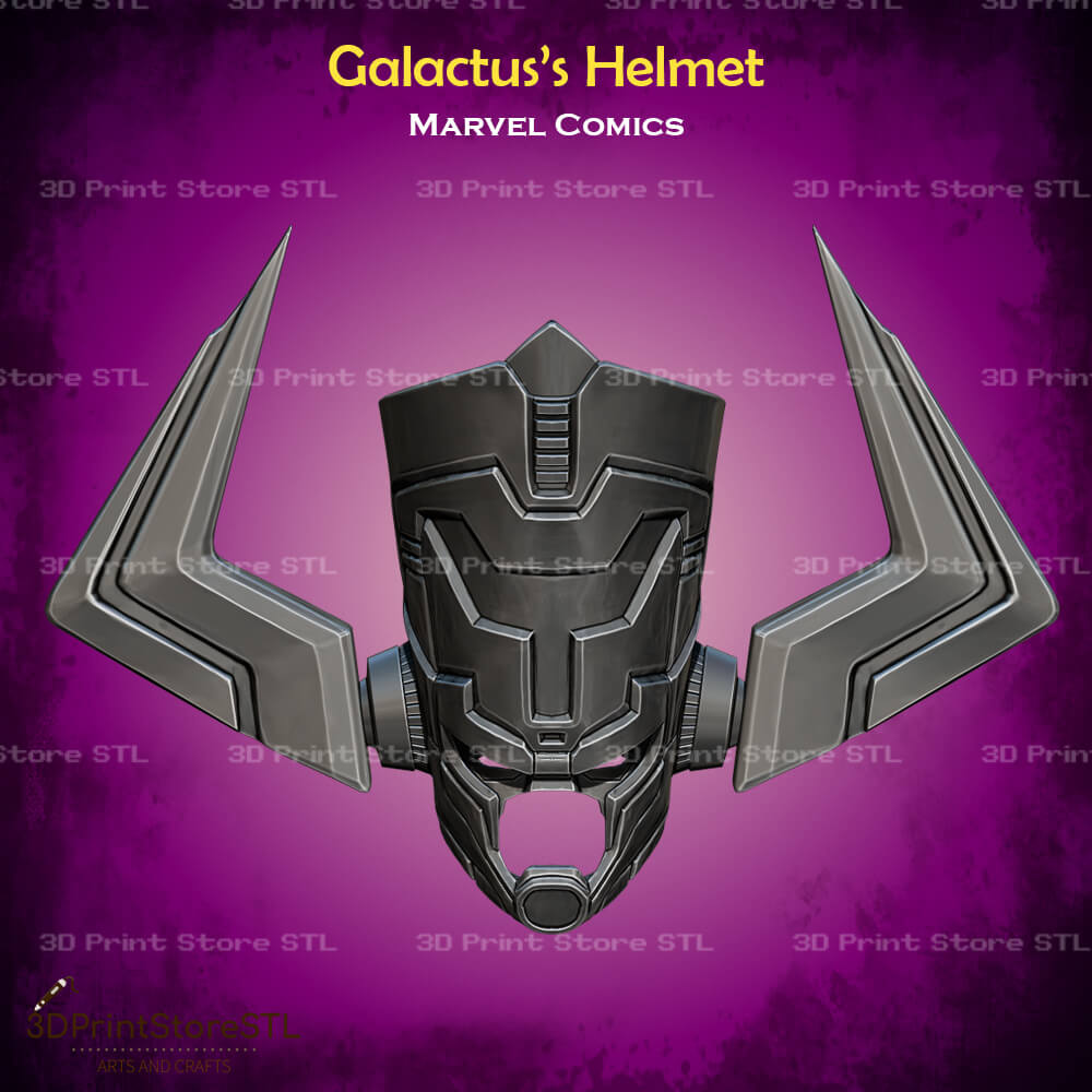 Galactus Helmet Cosplay Marvel Comics 3D Print Model STL File 3DPrintStoreSTL