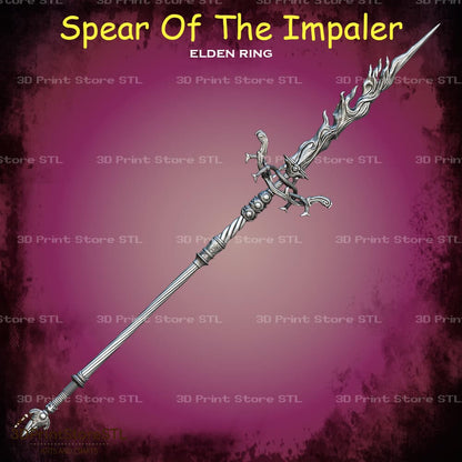 Spear Of The Impaler Cosplay Elden Ring 3D Print Model STL File 3DPrintStoreSTL