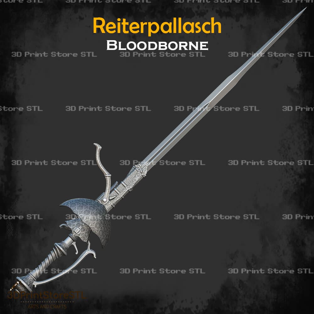Reiterpallasch Cosplay Bloodborne 3D Print Model STL File 3DPrintStoreSTL