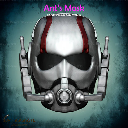 Ant Helmet Cosplay Marvel Comics 3D Print Model STL File 3DPrintStoreSTL