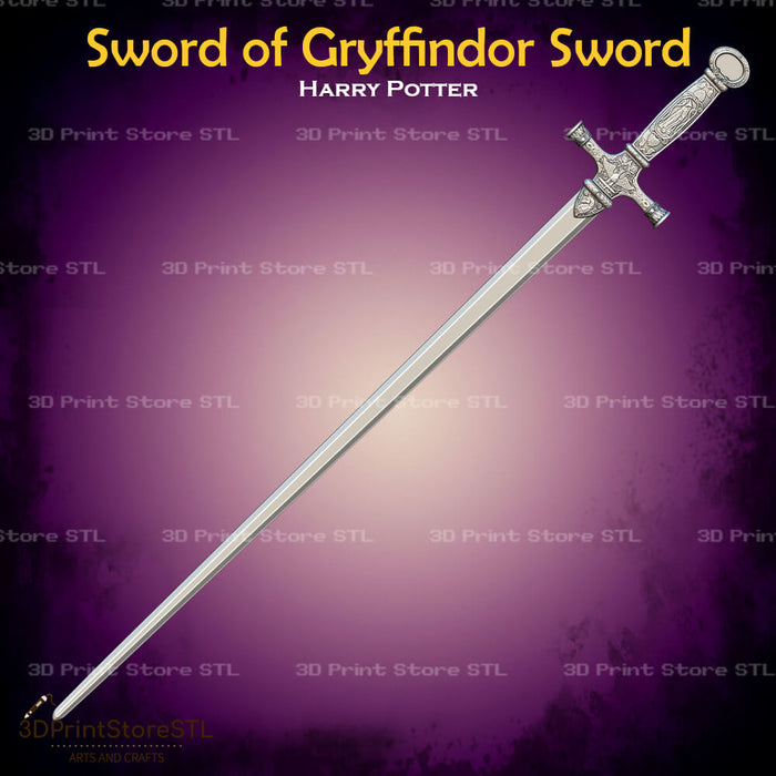 Sword Of Gryffindor Cosplay Harry Potter 3D Print Model STL File 3DPrintStoreSTL