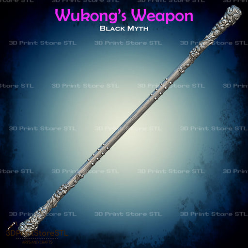 WuKong weapon Cosplay Black Myth 3D Print Model STL File 3DPrintStoreSTL