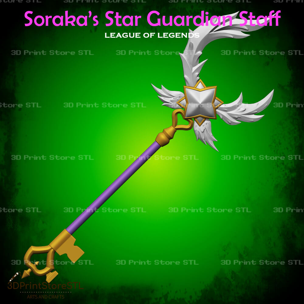 Sorakan Star Guardian Cosplay League of Legends 3D Print Model STL File 3DPrintStoreSTL