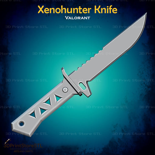 Xenohunter Knife Cosplay 3D Print Model STL File 3DPrintStoreSTL