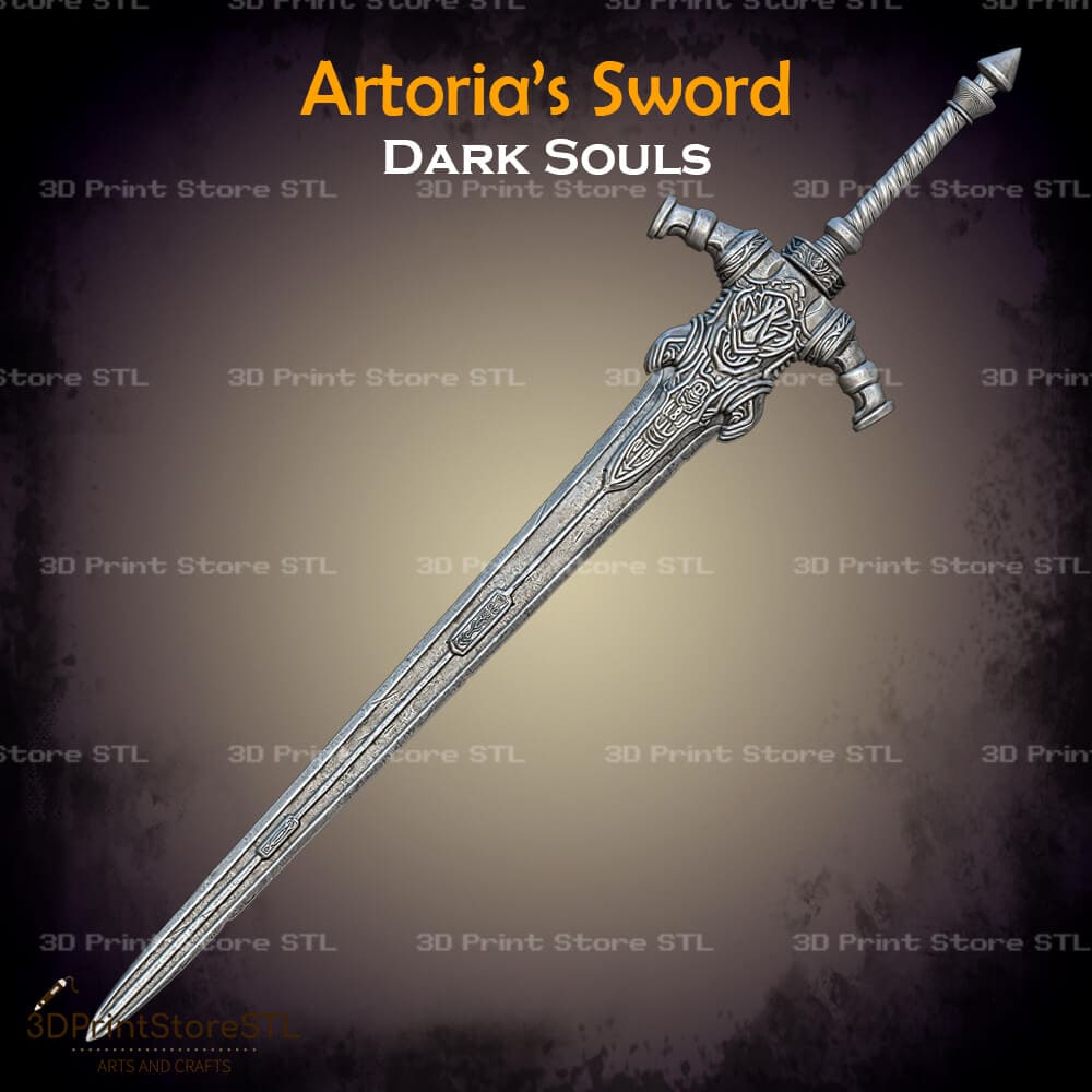 Artorias Sword Cosplay Dark Souls 3D Print Model STL File 3DPrintStoreSTL