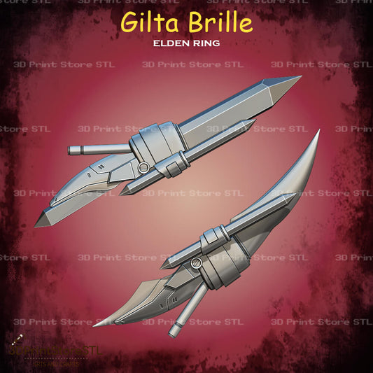Gilta Brille Cosplay Shangri-La Frontier3D Print Model STL File 3DPrintStoreSTL
