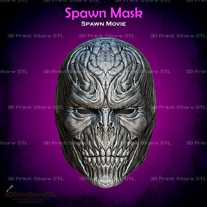 Spawn Mask Cosplay Spawn Movie 3D Print Model STL File 3DPrintStoreSTL