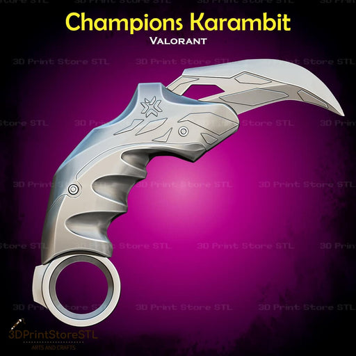 Champions Karambit Cosplay 3D Print Model STL File 3DPrintStoreSTL