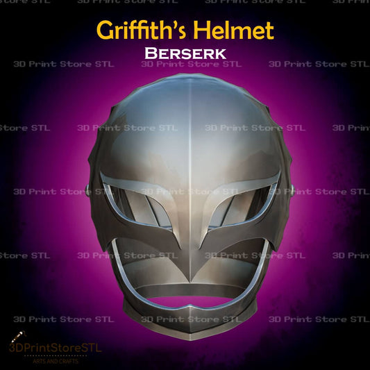 Griffith Helmet Cosplay Berserk 3D Print Model STL File 3DPrintStoreSTL